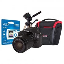 Buy Canon EOS 100D Black SLR IS Kit with 18-55mm 32GB SD Tripod & Case from