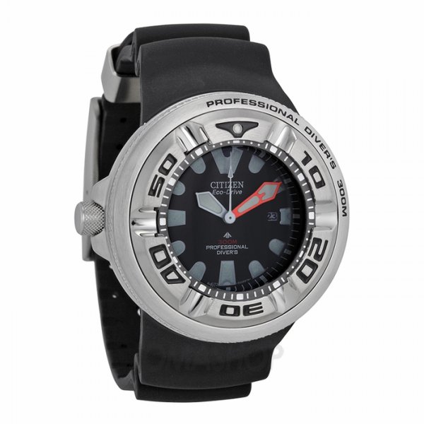 Buy Citizen Men's BJ8050-08E Eco-Drive Professional Diver Black Sport Watch from Citizen