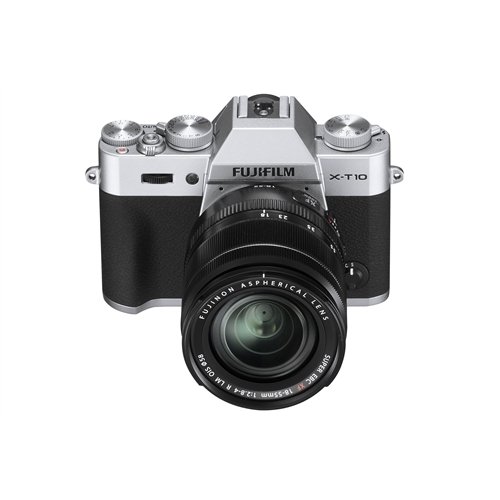 Buy Fuji X-T10 Compact System Camera + XF 18-55mm Lens - Silver from Fuji