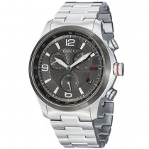 Buy Gucci Men's YA126238 'Timeless' Grey Dial Stainless Steel Chrono from Gucci